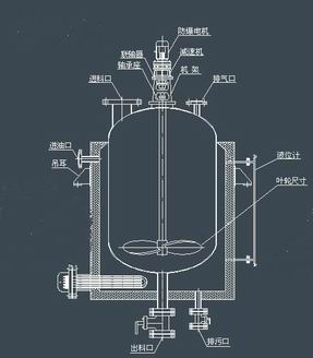 立式加熱攪拌式膏體灌裝機攪拌器結構